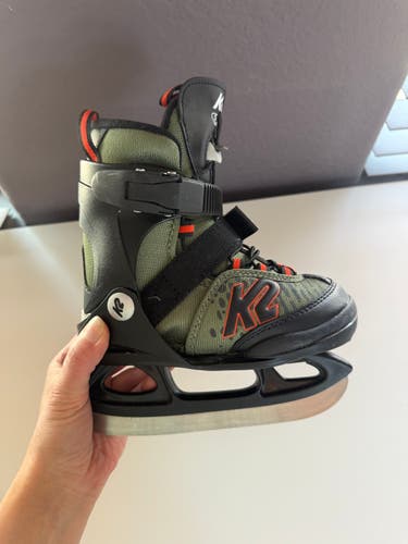 2023 K2 Raider Ice Skates Regular Width ADJUSTABLE (Used)