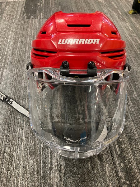 Red Medium Warrior Alpha One Pro Helmet (Used)