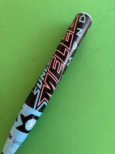 Black Suncoast Melee Diamond Bat (-7) Composite 26.5 oz 34" (Used)