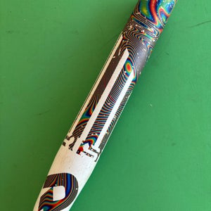 White 2021 DeMarini Prism+ Composite Bat (-10) Composite 21 oz 31"