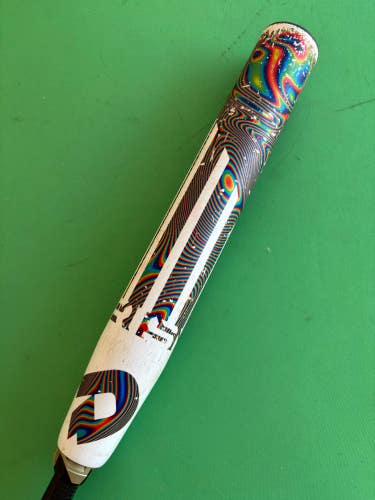 White 2021 DeMarini Prism+ Composite Bat (-10) Composite 21 oz 31"