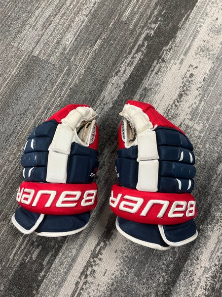 Blue Senior Bauer Nexus 2N Gloves 14" (Used)