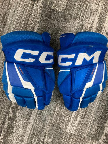 Blue Junior CCM Tacks XF Gloves 12" (Used)