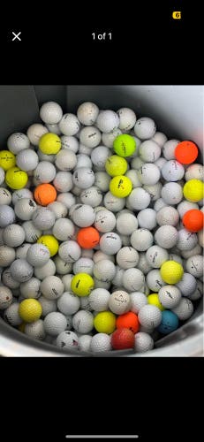 100 Practice Golf Balls