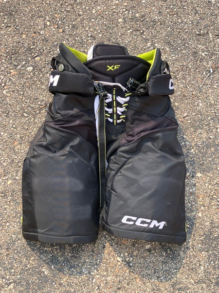 Black Junior Large CCM XF Hockey Pants (Used)