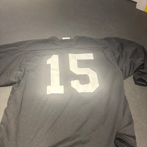 Number 15 black hockey jersey
