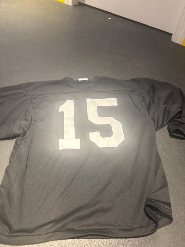 Number 15 black hockey jersey
