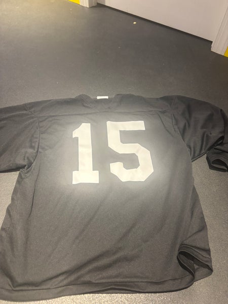 Number 15 black hockey jersey