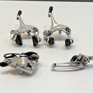 Shimano RX100 RD-A550 & FD-A550 Derailleurs + BR-A550 Silver Aluminum Brake Set
