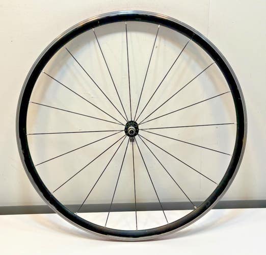 Vuelta 20-Bladed Spoke Handbuilt Lightweight Black Aluminum 700C Front Wheel