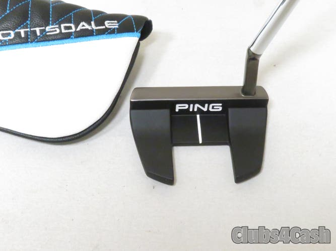 PING 2025 Scottsdale Prime Tyne 4 Putter Black Dot 34" +Cover LEFT LH  Shop Wear