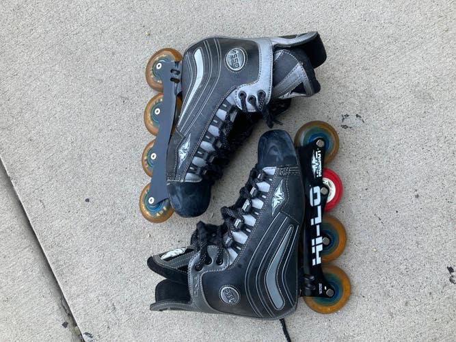 Senior Mission Helium 550 Inline Skates Regular Width Size 10 (Used)