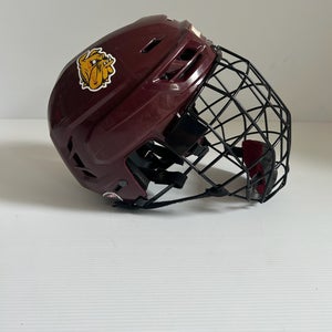 Used Maroon Medium CCM Tacks 710 Pro Stock Helmet