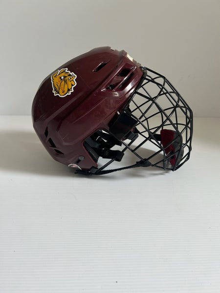 Used Maroon Medium CCM Tacks 710 Pro Stock Helmet
