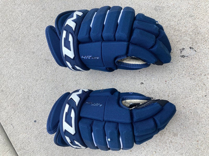 Blue Senior CCM 4R Lite Gloves 14" (Used)