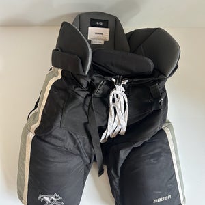 Used Black/Grey/White Senior Large Bauer Nexus Pro Hockey Pro Stock Pants