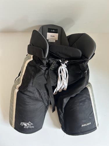 Used Black/Grey/White Senior Large Bauer Nexus Pro Hockey Pro Stock Pants