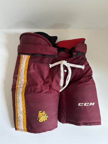 Used Maroon Senior Large CCM HP45 Pro Stock Hockey Pants