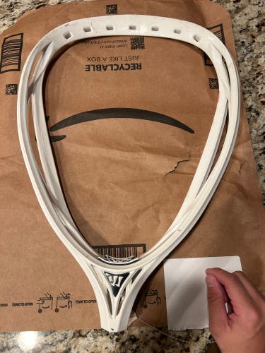 Warrior nemesis 2 goalie head lacrosse unstrung