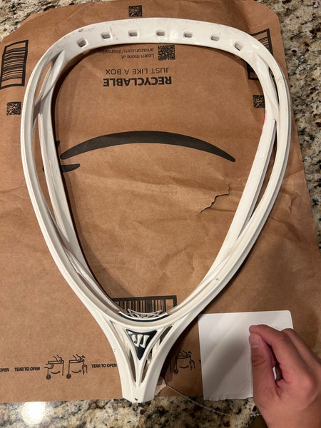 Warrior nemesis 2 goalie head lacrosse unstrung