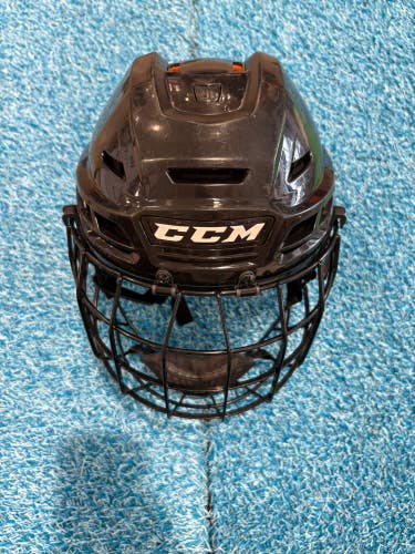Black Medium CCM Tacks 710 Helmet (Used)