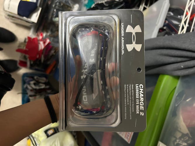 New lacrosse goggles- one size fits all