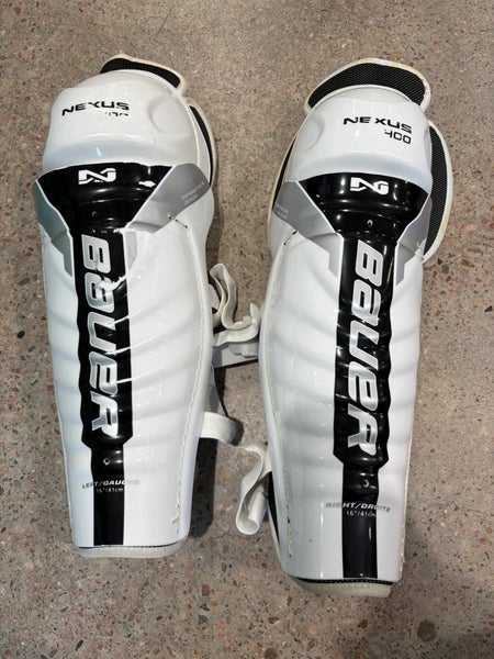 Senior Bauer Nexus 400 Shin Pads 16" (Used)