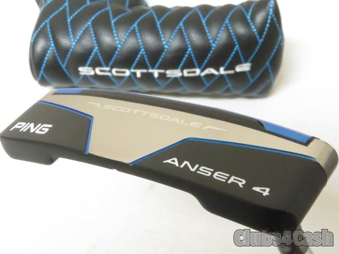 PING 2025 Scottsdale ANSER 4 Putter Black Dot +Cover .. Shop Wear