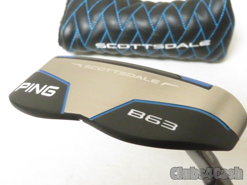 PING 2025 Scottsdale B63 Putter Black Dot +Cover .. Shop Wear