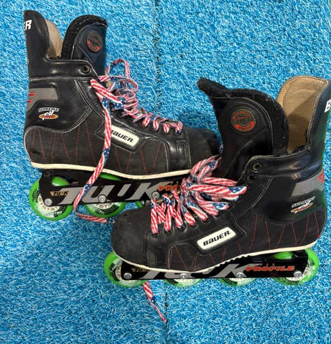 Senior Bauer Supreme RH 4000 Inline Skates Size 12 (Used)