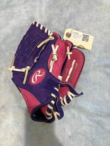 Pink Rawlings Highlight Series RH Outfield Baseball Glove 10" (Used)