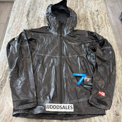 Columbia Titanium OutDry Extreme Jacket Active Fit Packable Black Men’s Sz Small New