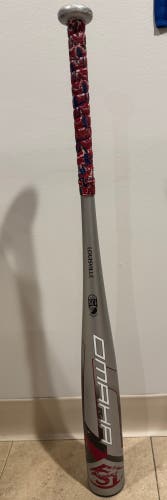2020 Louisville Slugger Omaha 5 Alloy USSSA Certified Bat (-10)  21 oz 31" (Used)