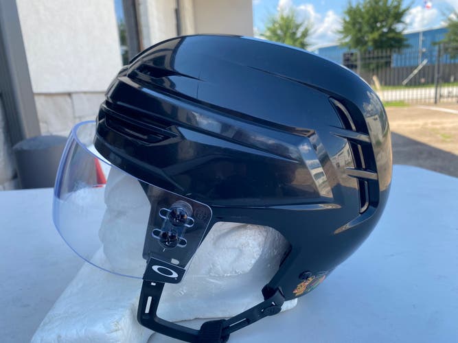 Warrior Alpha One Pro Hockey Helmet Pro Stock Medium Black Visor Combo 63729