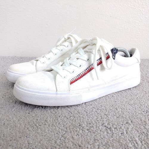 Tommy Hilfiger Womens Size 9.5 Shoes Low Top White Red Blue Paulli Sneakers