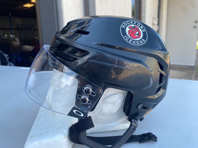 CCM Tacks 710 Pro Stock Hockey Helmet Visor Combo Medium Black 9241