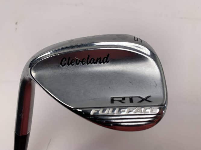 Cleveland RTX Full Face Tour Rack Wedge 56* 9 Dynamic Gold Spinner Tour Issue LH