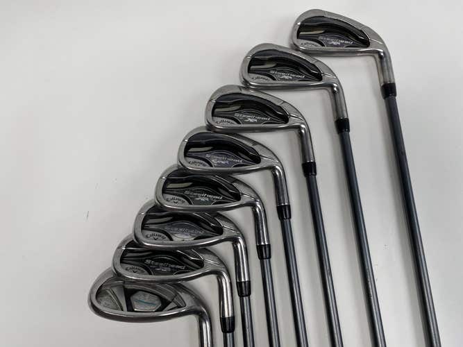 Callaway Steelhead XR Iron Set 5-PW+AW+SW Matrix Ozik Program F15 60 Graphite RH