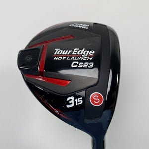 Tour Edge Hot Launch C523 3 Fairway Wood 15* UST Mamiya Hot Launch 60g Stiff RH
