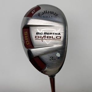 Callaway Big Bertha Diablo 3 Hybrid 21* 60g Regular Graphite Mens RH