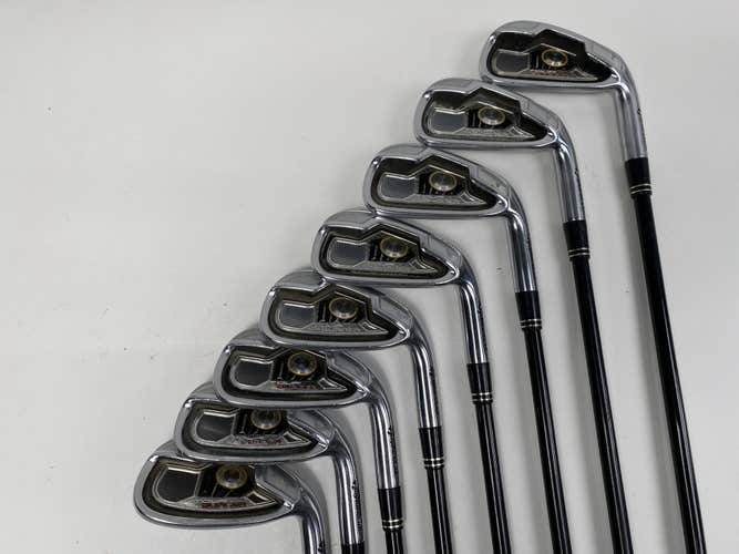 TaylorMade Tour Burner Iron Set 4-PW+SW REAX 65g Senior Graphite Mens RH