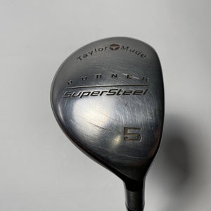 TaylorMade Supersteel 5 Fairway Wood 18* Bubble R-80 80g Regular RH Midsize Grip
