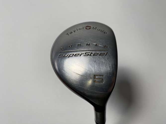 TaylorMade Supersteel 5 Fairway Wood 18* Bubble R-80 80g Regular RH Midsize Grip