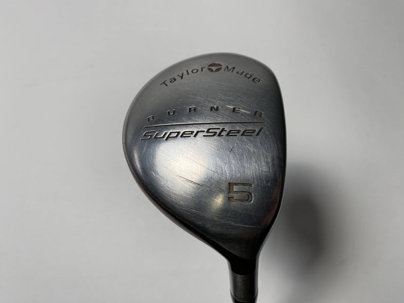 TaylorMade Supersteel 5 Fairway Wood 18* Bubble R-80 80g Regular RH Midsize Grip