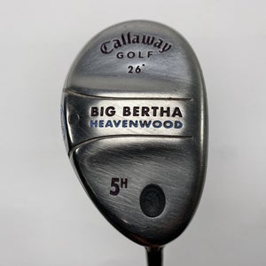 Callaway Big Bertha Heavenwood 5 Hybrid 26* Big Bertha Gems Ladies Graphite RH