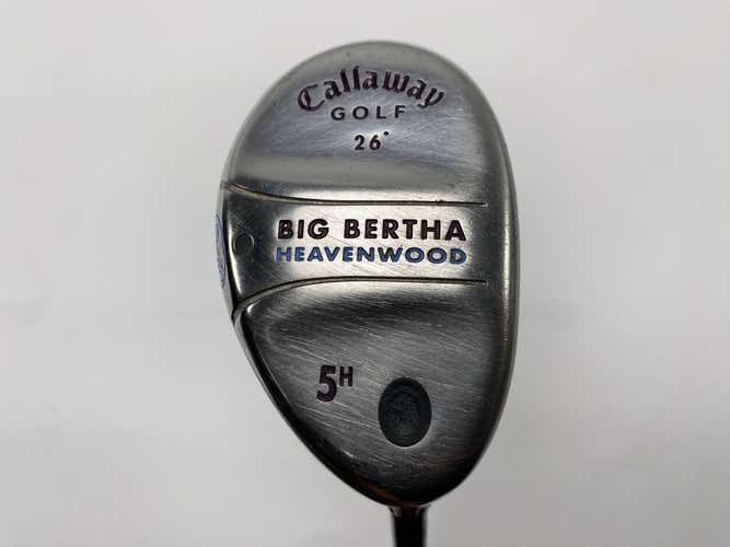 Callaway Big Bertha Heavenwood 5 Hybrid 26* Big Bertha Gems Ladies Graphite RH