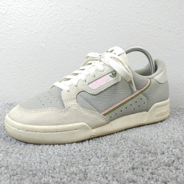 Adidas Originals Continental 80 Womens Size 7 Shoes Low Top Sesame Gray Lace Up
