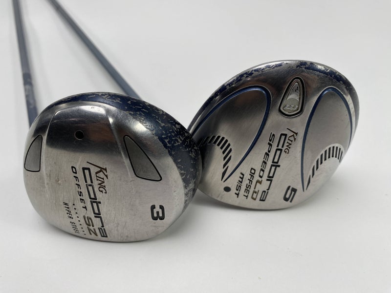Cobra SZ 3 & 5 Fairway Wood Set 15* 18* Bassara M Speed Tuned 45g Ladies RH