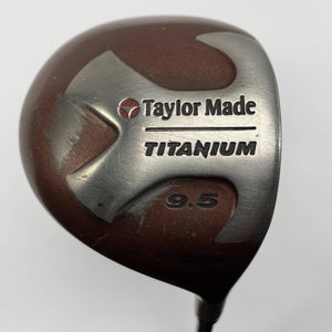 TaylorMade Ti Bubble Driver 9.5* Bubble S-90 Plus 90g Stiff Graphite Mens RH