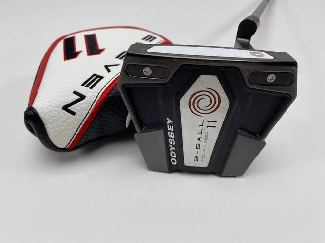 Odyssey 2-Ball Eleven Tour Lined Putter 36" Men's RH W/Head Cover